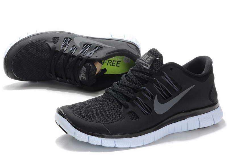 nike Free Run 5.0 V2 Mens and womens Running Shoes New Breathable Black Gray (2)